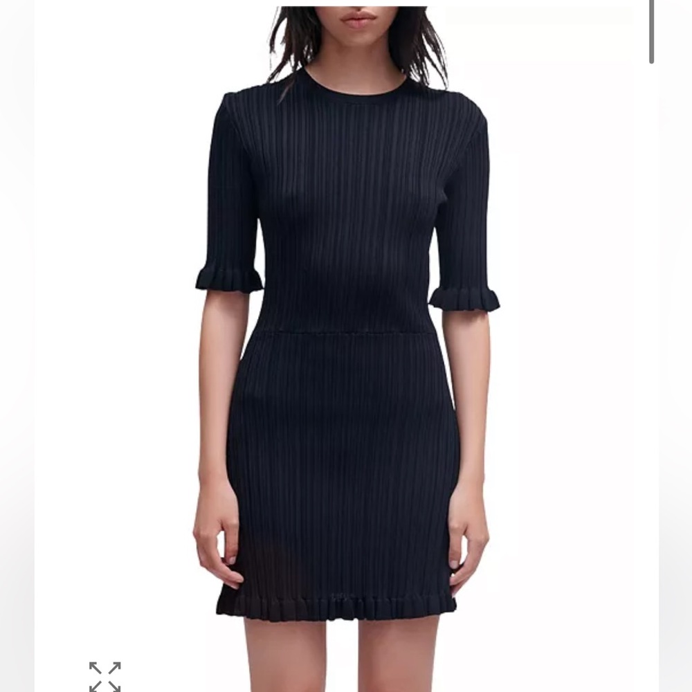 Maje | Rochasse Ribbed Mini Dress